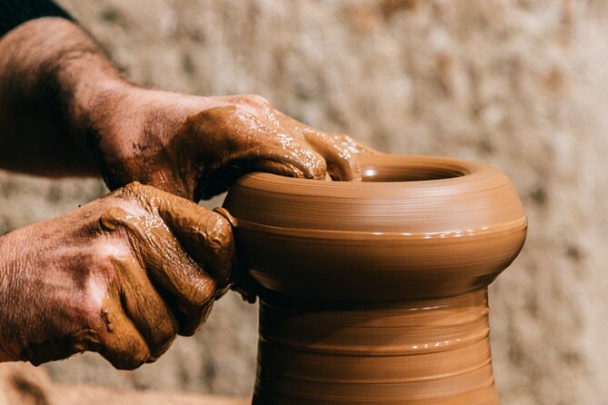 Historical pottery making in Cappadocia workshop.